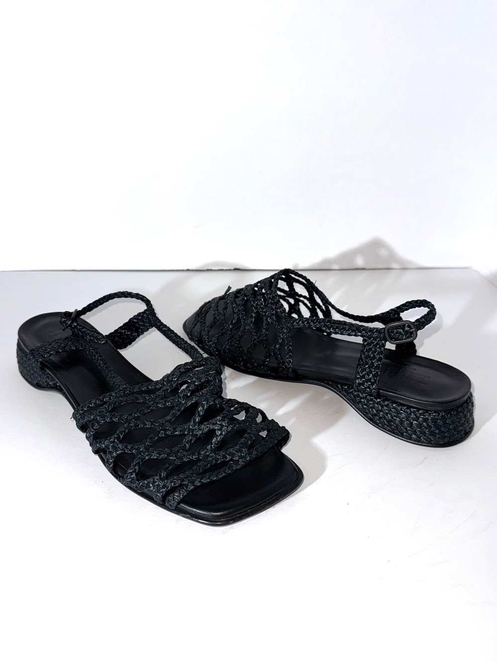 Hereu Alzira Raffia Slingback Sandals